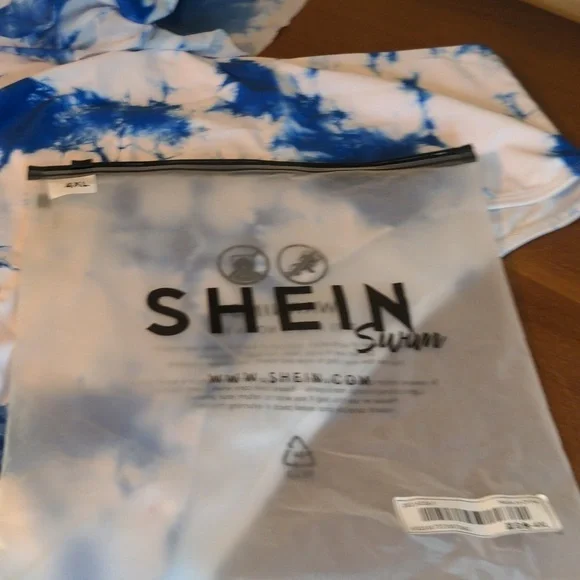 TIE DYE SHEIN TWO-PIECE TANKINI SWIM DRESS 4XL - Picture 12 of 16